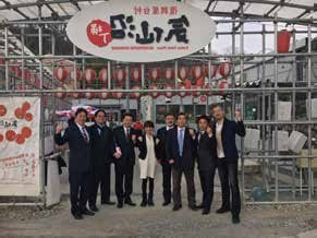 復興屋台村 気仙沼横丁での集合写真